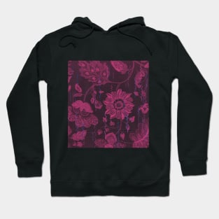 Floral Pattern Design Hoodie